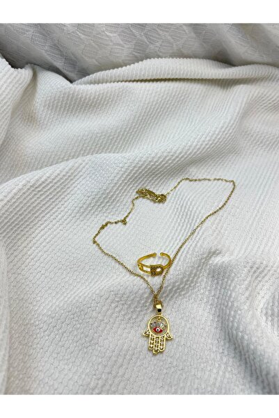 shop ZARİF ÇELİK FATMA ANA ELİ FİGÜRLÜ KOLYE