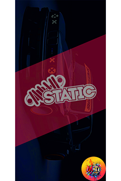 sticker ملصق زجاجي لسيارة Jdm من STATIC Text - ملصق زجاجي ثلاثي الأبعاد - صور...