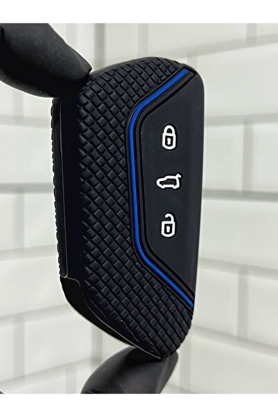 BARKAS ELEKTRONİK غطاء مفتاح سيليكون ذكي من كوبورا فورمينتور ليون باللون الأس...