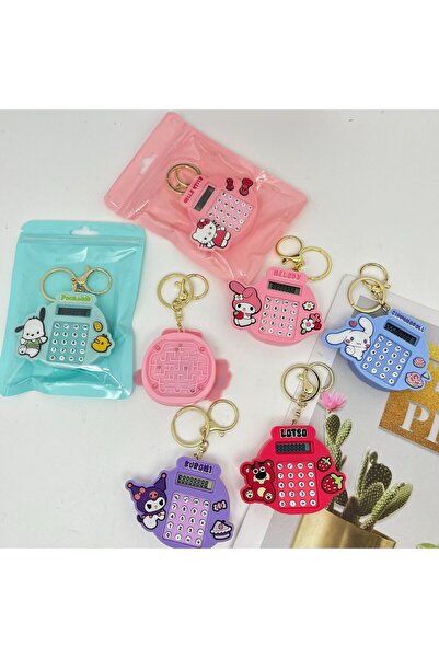 Janva Anahtarlık Çanta süsü hem de hesap makinesi kuromi cinnamoroll my melod...