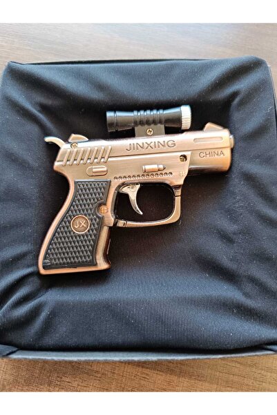 Markasız ucuz Lazer Teknolojili Tabanca Silah Şeklinde Turbo Jet Çakmak