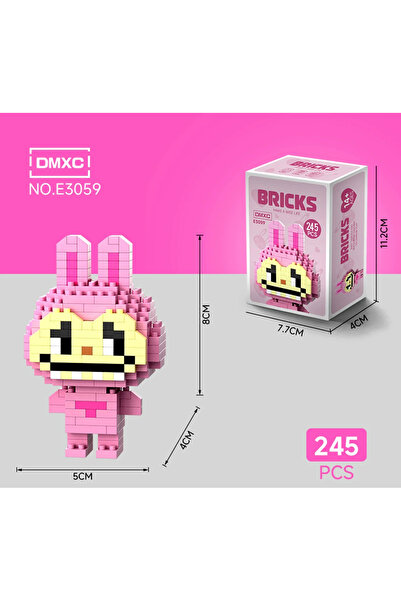 Bricks Labubu E3059 Yapı Blokları – Mini Koleksiyon Figür Seti