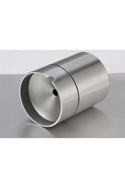sepetra Saral Brothers Decorative Stainless Steel Ashtray 9cm Metal Silver Oval Tr