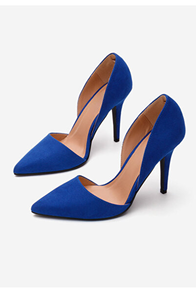 B T Shoes Modré lodičky do špičky Theola