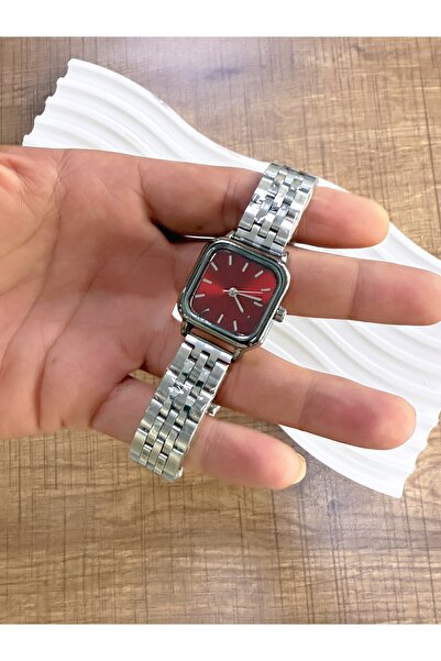 LOOQ ساعة كلاسيكية للنساء بحزام كلاسيكي ومينا مربعة الشكل