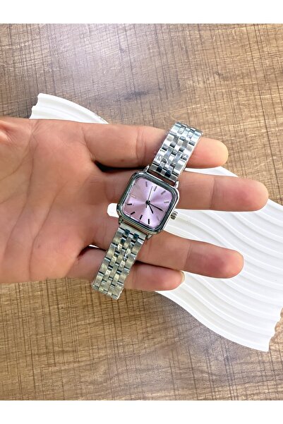 LOOQ Retro Cord Square Dial Women's Vintage Watch