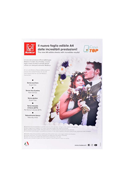 MODECOR Листове за ядливо нишесте, А4, 50 бр.