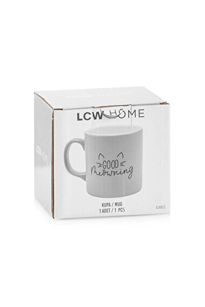 LC Waikiki Lcw Home Mixed Text Printed Ceramic Mug 320 ml