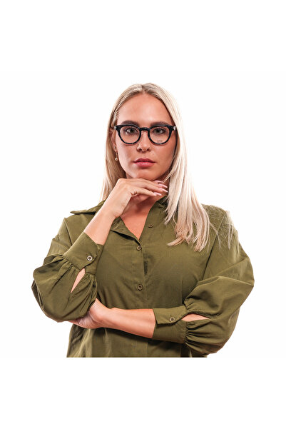 LOZZA Frame Eyeglasses, Unisex, VL4123 0BLK 45