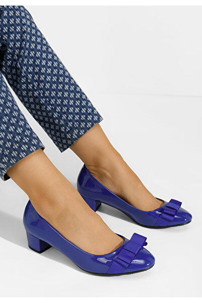 B T Shoes Carasca V3 blue low-heeled shoes
