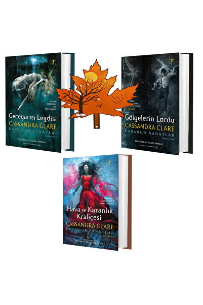 Artemis Yayınları karanlık sanatlar -serisi ciltli- gece yarısı leydisi - gölgelerin lordu -hava ve karanlık kraliçesi
