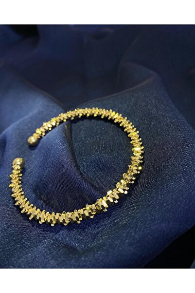 stainless steell Altın Kaplama Modern Tasarım Açık Bileklik