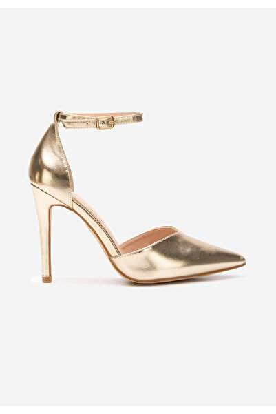 B T Shoes Zlaté lodičky do špičky Jalisa