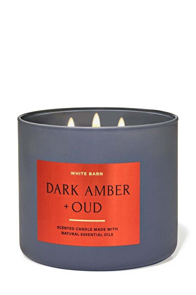 Bath & Body Works Dark Amber Oud 3-Wick Candle