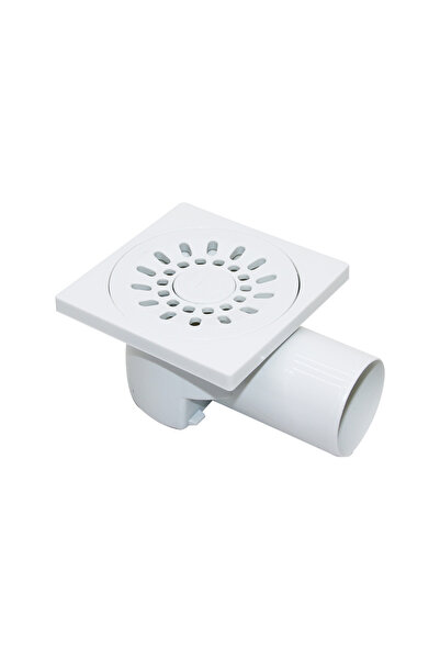 PLASTIC FLOOR STRAINER 10X10 50mm Outlet 1 pcs Steel 1 Piece TR