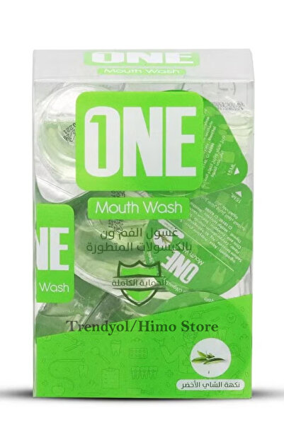 ONE كبسولات غسول الفم بنكهة الشاي الأخضر 20 × 15 مل