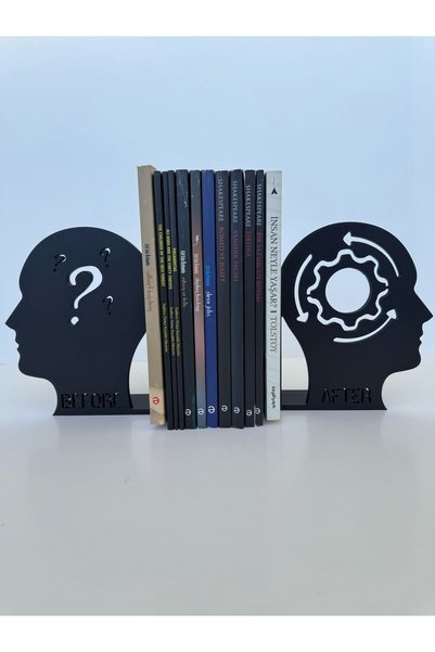 TODEKORA Before after Book Holder Decorative Aesthetic Book Support Bookshelf Decor