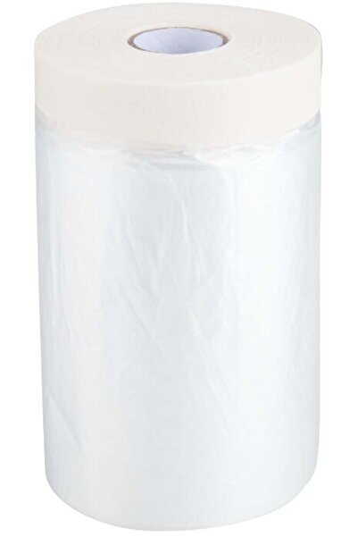 Evotools Folie de acoperire cu bandă de mascare 1,1 m 20 m