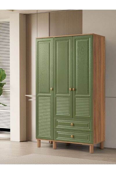 SEDİR MARKET %100 MDF 3 KAPILI GARDIROP