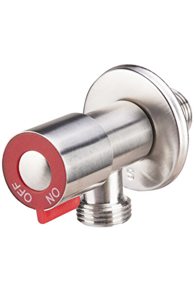 EVOSANITARY Robinet unghiular din oțel inoxidabil cu cap de racord ceramic 1/...