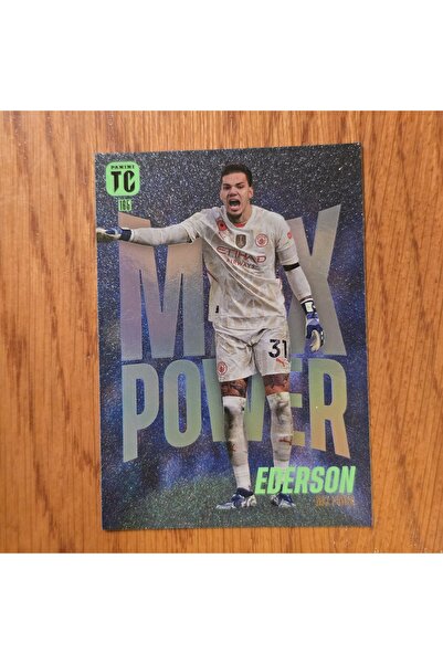 Topps بطاقة لعبة Ederson Max Power المرخصة