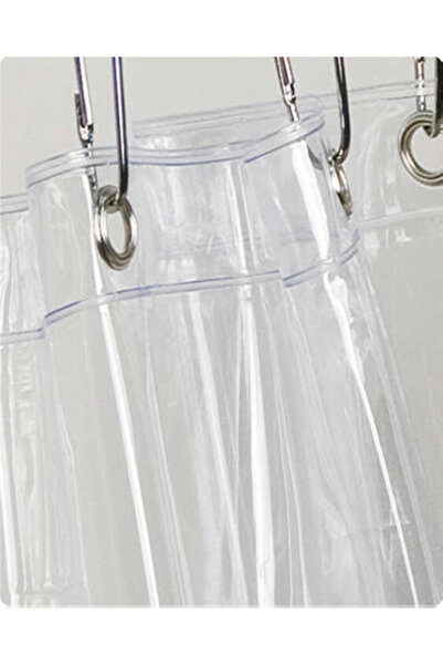 EVOSANITARY Διαφανής Κουρτίνα Ντους - Μέγεθος κουρτίνας 1,8x1,8 μ.