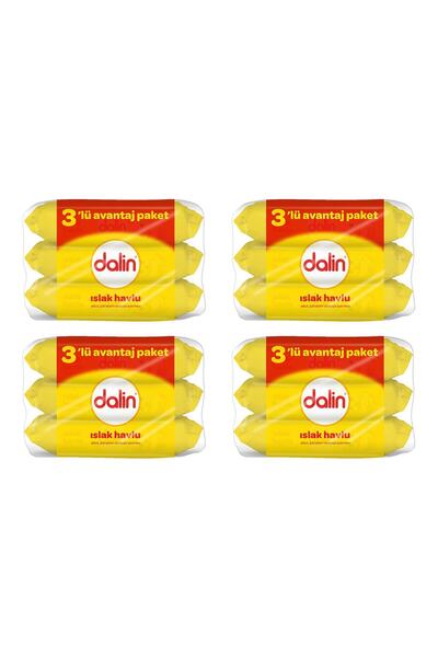 Dalin Islak Mendil Dalin 56'lı x12 Adet 672 Yaprak