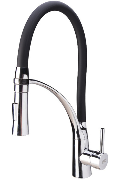 EVOSANITARY Baterie de bucătărie cu cioc flexibil și suport de fixare - Supor...