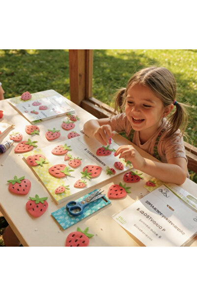 Bubu Bu-Bu Strawberry Sticker 848 Strawberry Day Sticker Word (Strawberry)