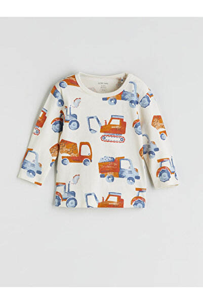 LC Waikiki Sparkling Selections from Shining Store |   Crew Neck Baby Boy Pajama Set