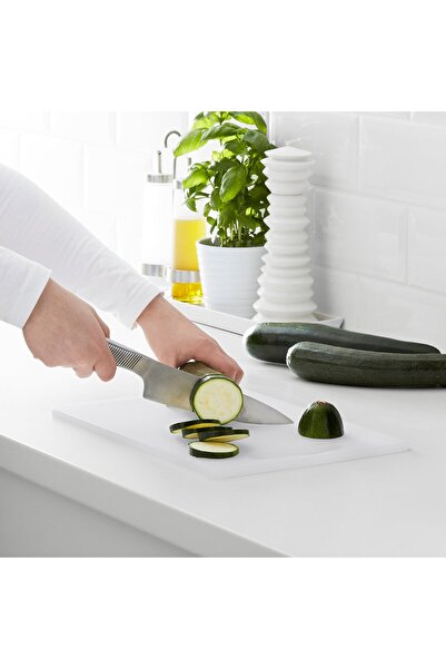 IKEA LEGITIM Chopping board, white, 34 x 24 cm