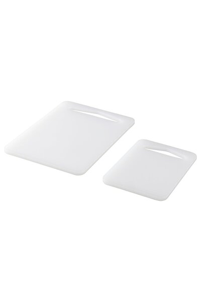 IKEA LEGITIM Chopping board, set of 2, white