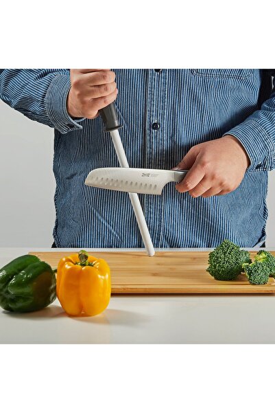 IKEA FLAKSA Ceramic sharpener, dark grey, 23 cm