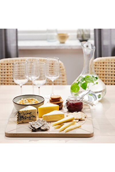 IKEA SÅPÖRTMAL Chopping board, beech, 35 x 35 cm