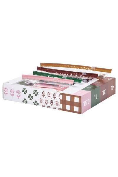 IKEA KÖSSEBÄR Resealable Bag, Mixed Patterns