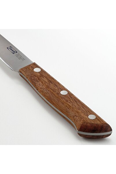IKEA VARDAGEN Paring knife, stainless steel/walnut, 9 cm