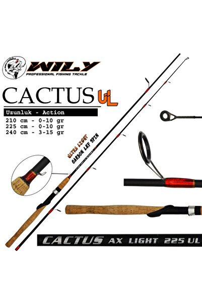 Wily Cactus Model 210 Cm Balıkçı Lrf Olta Kamış 0 - 10 Gr