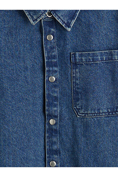 LC Waikiki Basic Erkek Çocuk Jean Gömlek