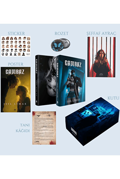 Martı Yayınları Cambaz - 7 Tutsak 1 Ölü (Kutulu) / Işıl Limae / Martı Yayınları / 9786253662400