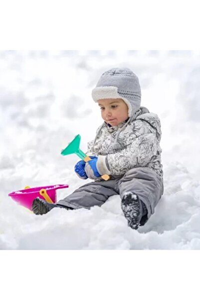 erorex 6Pcs Sand Toys Set Beach Toys Shovel Kids Gardening Tools Set Cylinder Spoon Fork Rake Flat Shovel