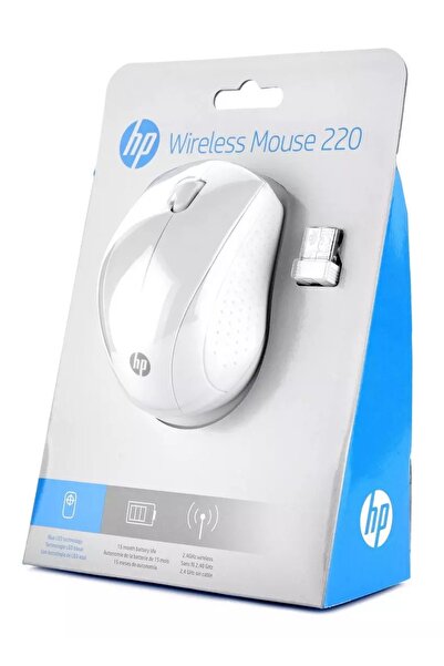 HP Wireless Mouse 220 Snow White