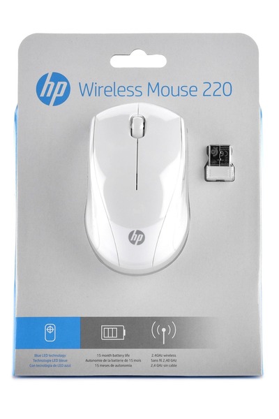 HP Wireless Mouse 220 Snow White