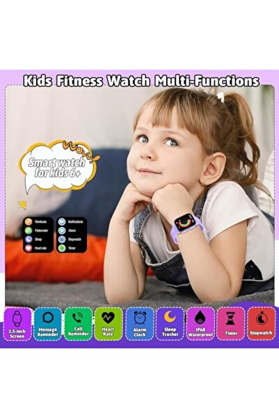 Generic ZONEY Kids Watch for Girls Boys with IP68 Waterproof, 19 Sports Modes, Sleep Tracking, Pedometer, Ac