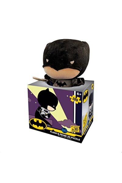 Prime 3D Puzzle and Plush Toy Prime 3D - Batman, 300 Pieces
