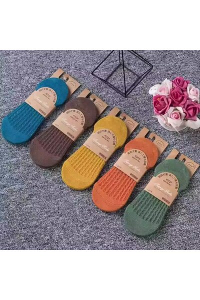 delis Set of 5 pairs of women's socks, multicolor, universal size