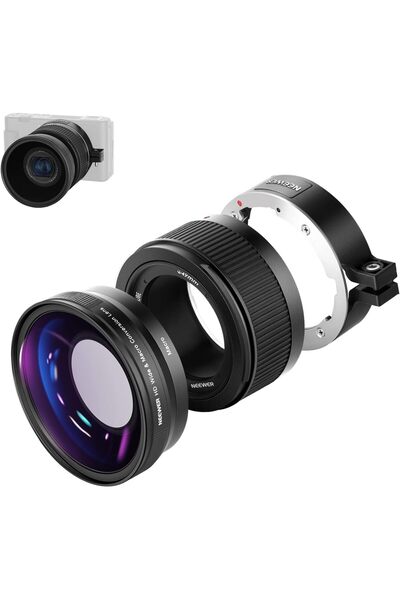 NEEWER عدسة ذات زاوية واسعة متوافقة مع كاميرا Sony ZV1