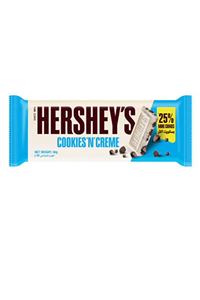 Hershey's Cookies 'n' Creme Chocolate Bar 40gm x 12
