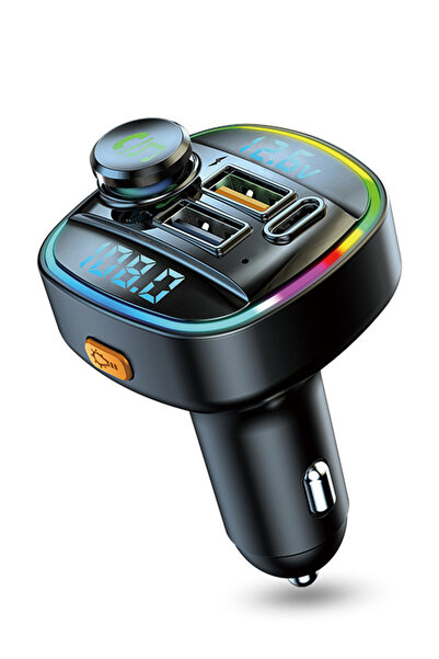 Generic Lossless Bluetooth FM Transmitter for Car MP3 Player with Dual USB Fast Charger Vehicle Adapter