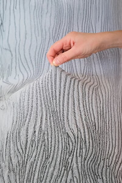 ARMAĞANS HOME JAKARLI 1 ADET DALGA DESEN SANDALYE KILIFI