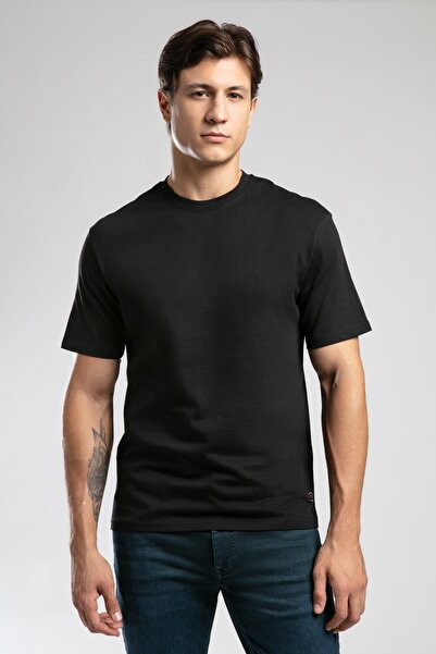 Lee Cooper Hevass Men's O Neck T-Shirt Black